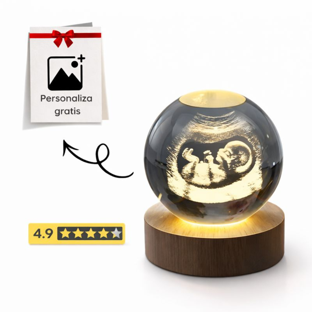 Esfera de cristal peronalizable